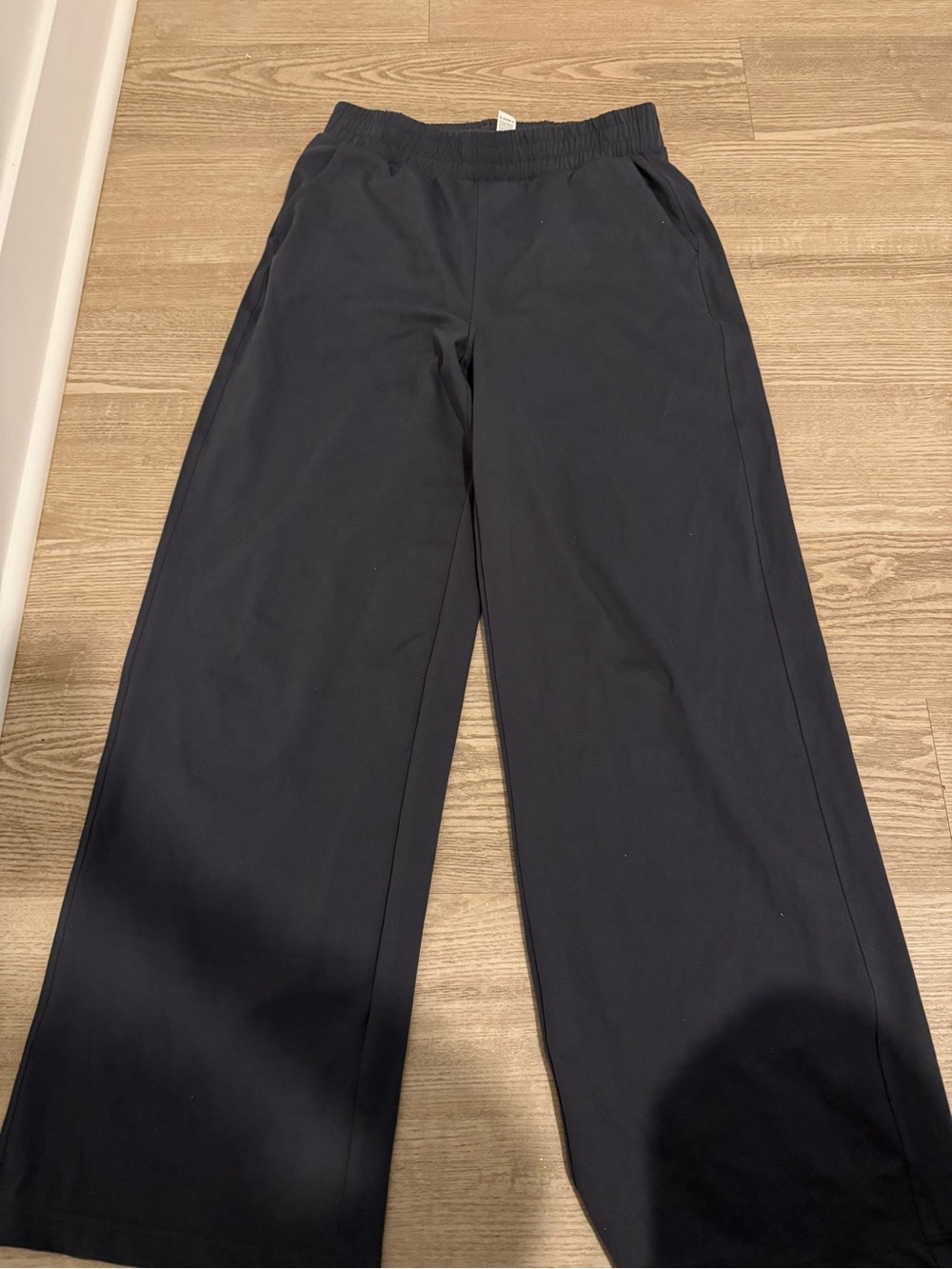 Yogalicious Blue Gray High Rise Wide Leg Pants Size S